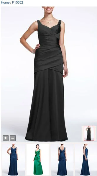 Deal of the Day Other NEW! David's Bridal Long Sleeveless Stretch Satin