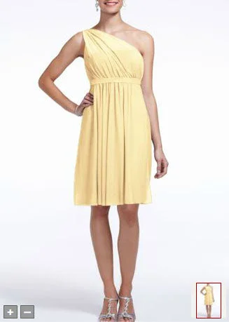 Weekend Deal Other David's Bridal One-Shoulder Dress