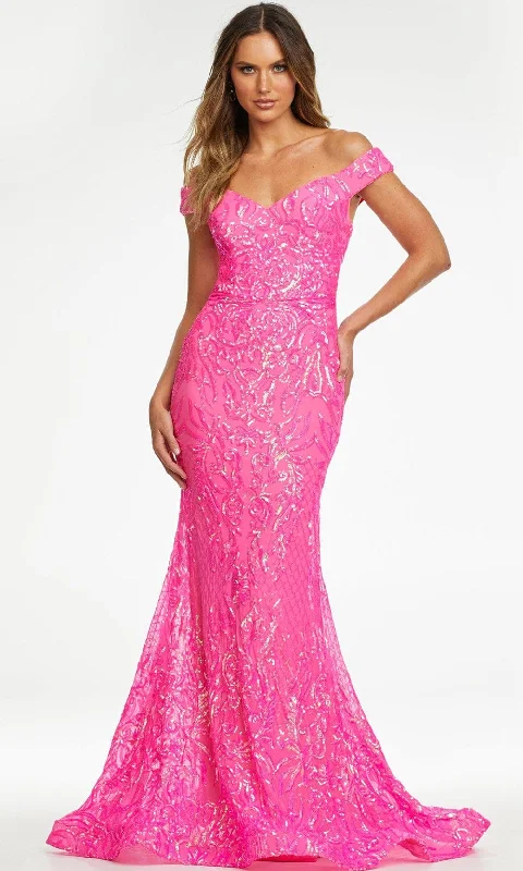 Overstock Sale Ashley Lauren - 11115 Intricate Sequin Gown