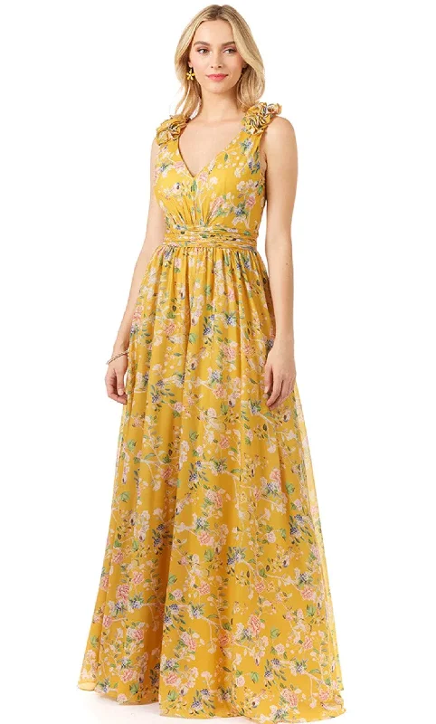 Stock Up and Save Lara Dresses 29275 - Floral Sleeveless Maxi Dress