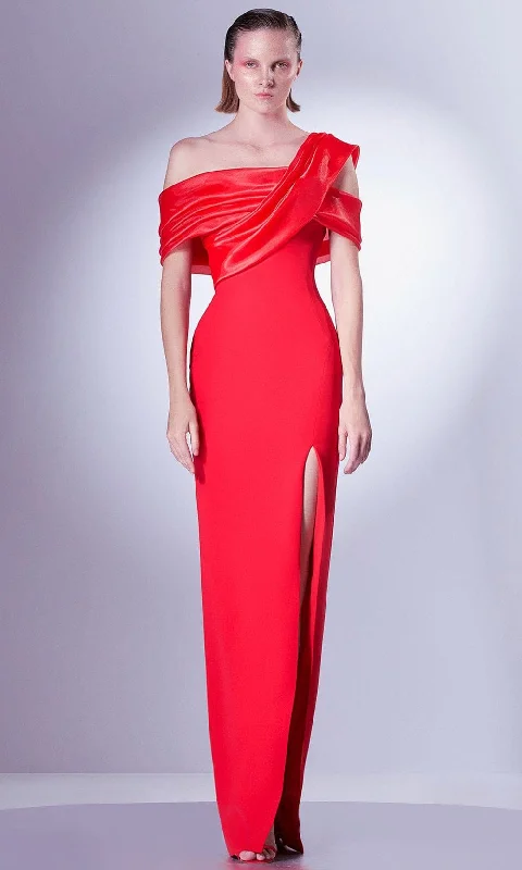 Price Reduction MNM Couture G1346 - Sash Ornate Evening Gown