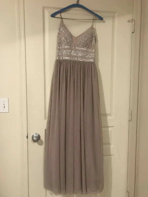 Flash Sale Adrianna Papell Sleeveless Beaded Tulle Gown / 18191264