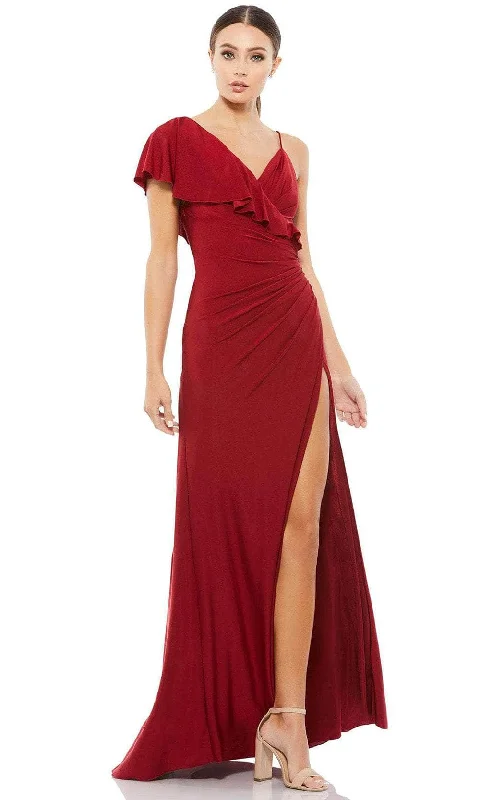 Lowest Prices Ieena Duggal A11257 - Flounced Sleeve Evening Dress