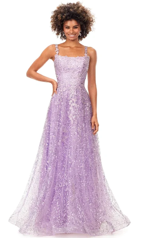 Act Fast Ashley Lauren 11338 - Floral Embroidered Lace A-line Gown