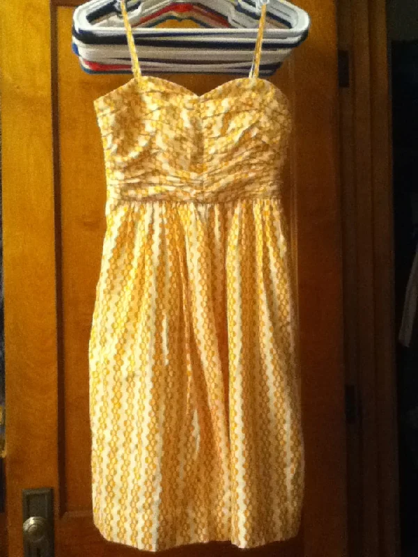 Price Fest Other Anthropologie orange and white checkered dress