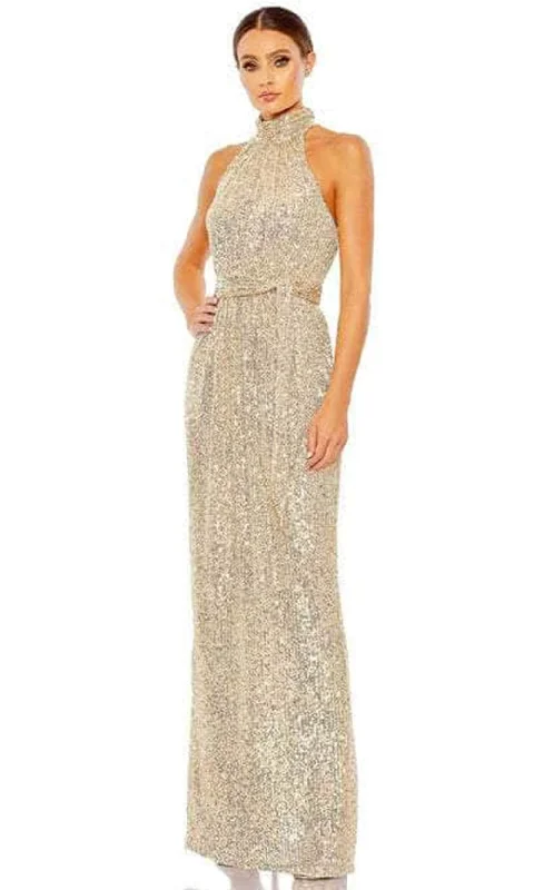 Early Access Ieena Duggal 11281 - Halter Sequin Sheath Dress