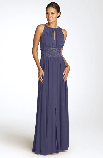 Discount Deals Other JS Boutique Purple Cutaway Shoulder Beaded Jersey