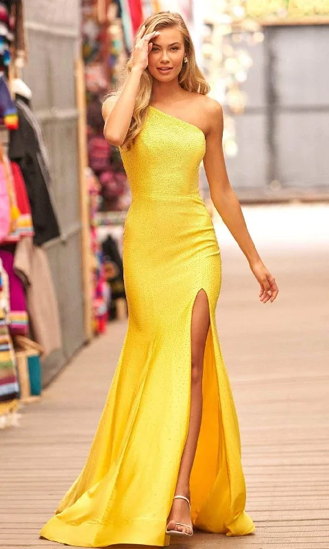 Price Meltdown Sherri Hill - 54853 One Shoulder Beaded Gown