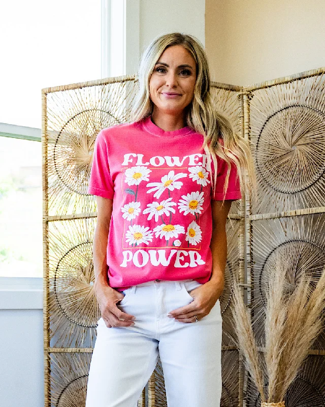 Act Fast Flower Power Watermelon Tee FINAL SALE