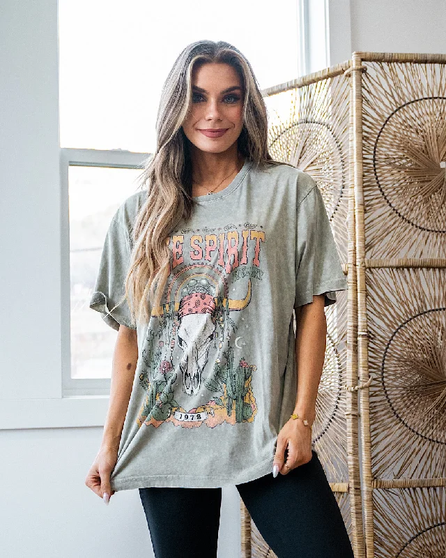 Year-End Sale Free Spirit Wild Heart Mocha Tee