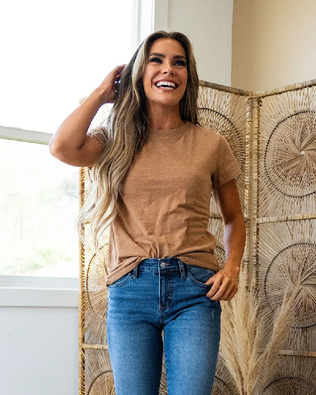 YEAR-End Sale Melinda Short Sleeve Top - Golden Rod