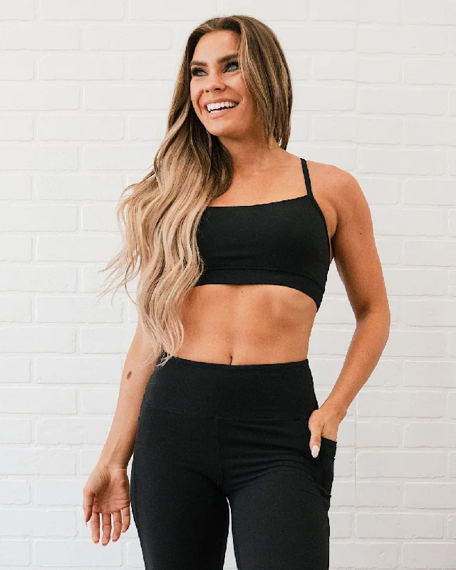 Deal Alert Rae Mode Y Back Sports Bra - Black