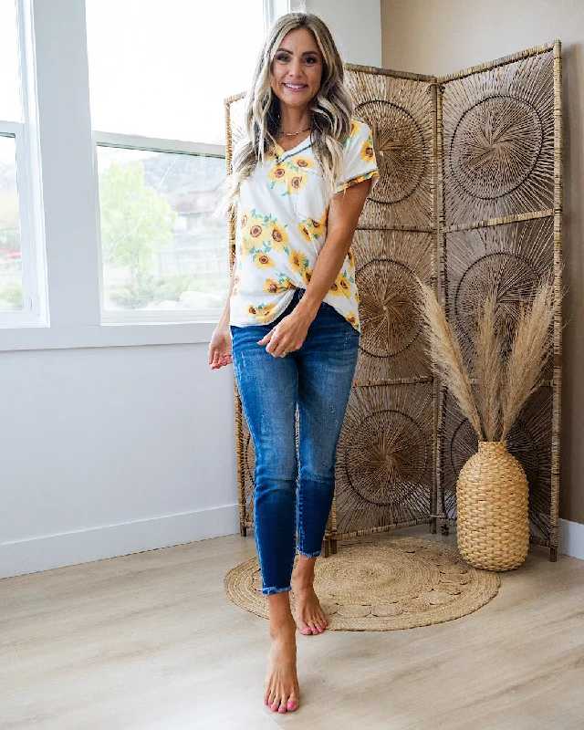 Mega Sale Sunflower Pocket Top FINAL SALE