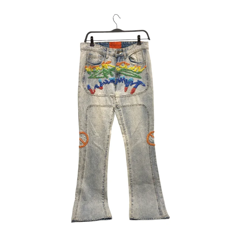Savings Event WHO DECIDES WAR/Bootcut Pants/28/Denim/BLU/BEADED JEANS