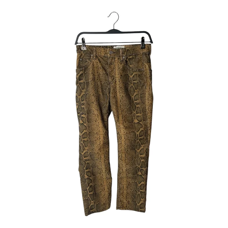 Special Savings ISABEL MARANT/Skinny Pants/34/Animal Pattern/Cotton/CML/snake skin pattern