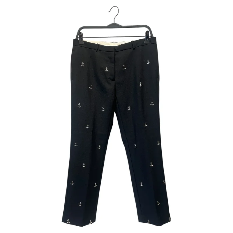 Online Only Acne Studios/Straight Pants/36/Wool/BLK/Anchor Metallic Details
