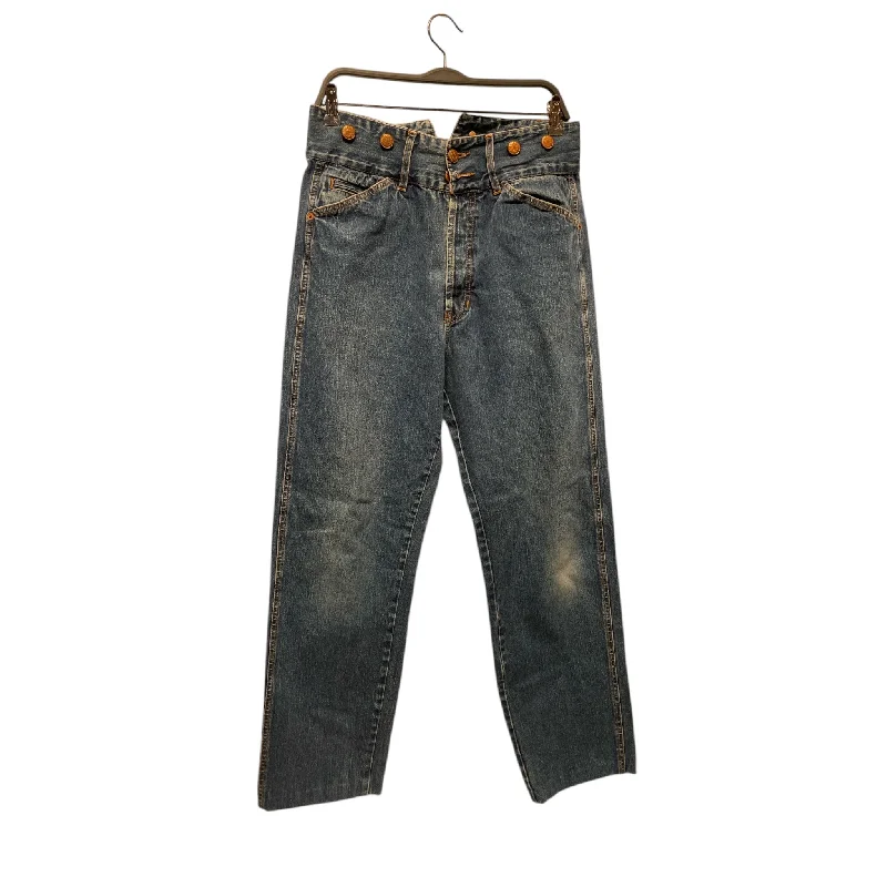 Quick Sale GAULTIER JEAN'S/Straight Pants/40/Denim/BLU/High Waisted Buckle Denim