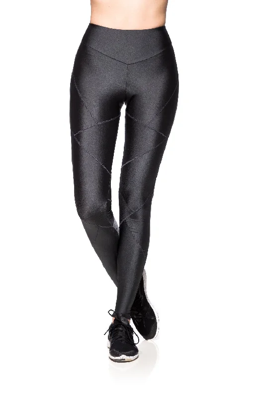 Get It Before It’s Gone Crystal Shine Leggings - Graphite