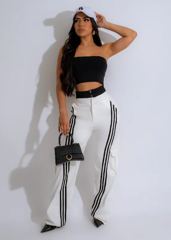 Deal Dash Flow  Cargo Pant White