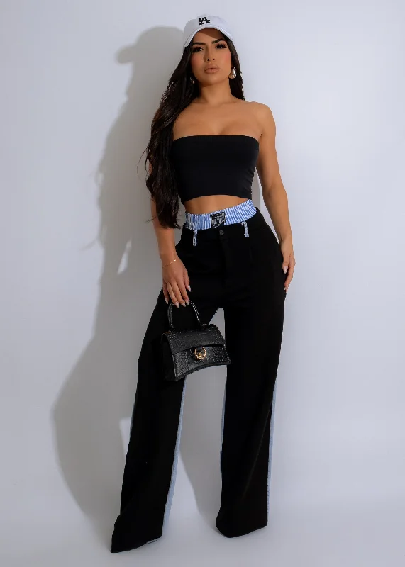 Buy Now Full Of Love Denim Pant Black
