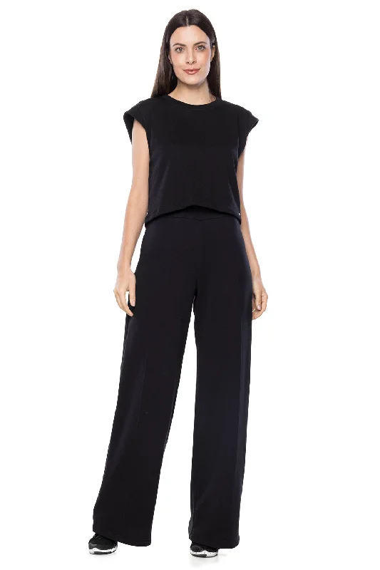 While Supplies Last LifeStyle Flare Pants - Black