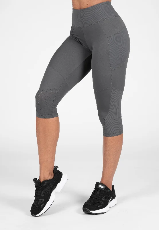 Midnight Madness Monroe Cropped Leggings - Gray