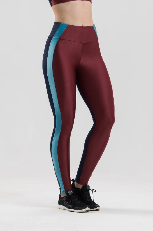 Limited Availability Power Leggings - Burgundy