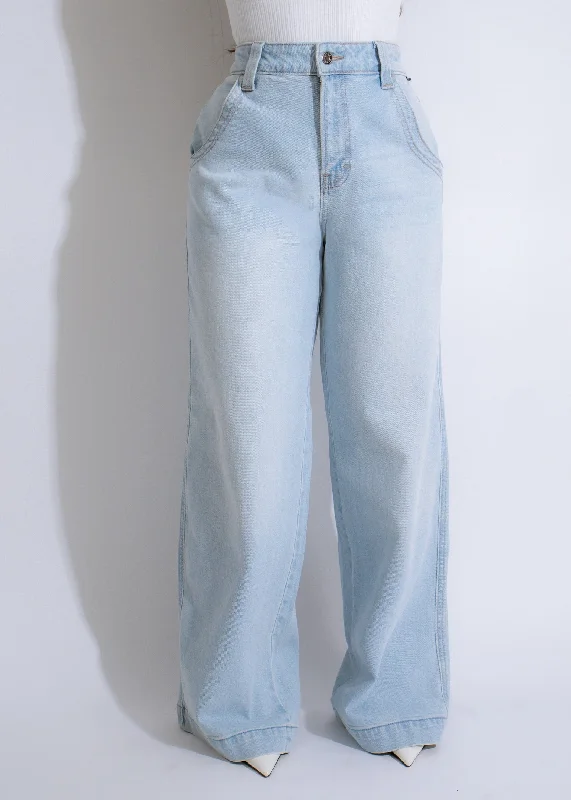 Price Fest Skyline Fade Cropped Jeans Light Denim