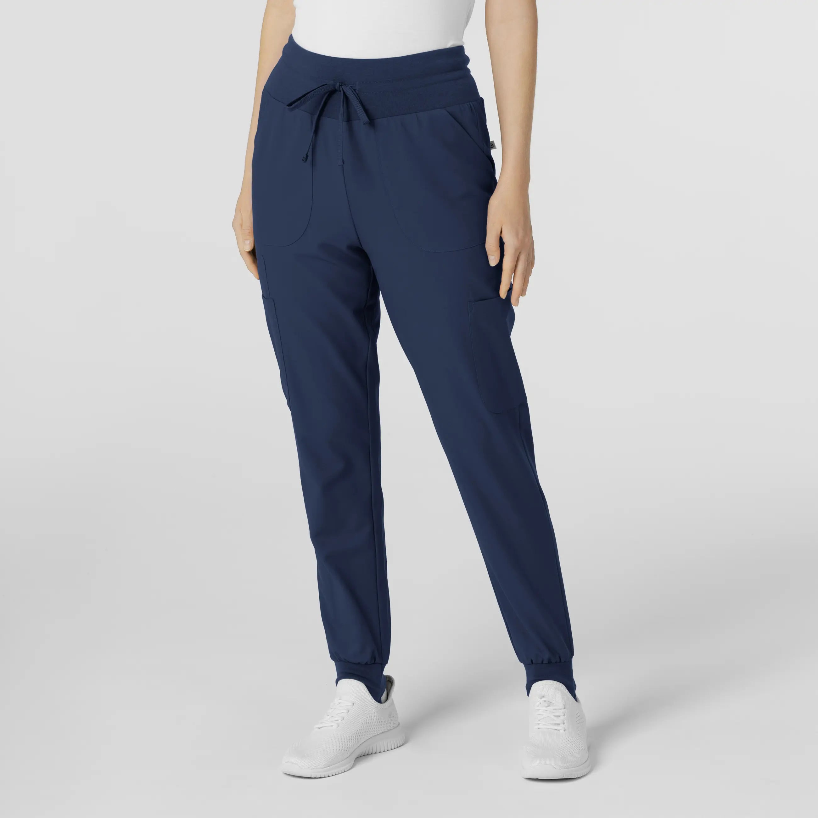 Great Deals Wink Women's Convertible Stirrup Jogger Scrub Pant - Navy