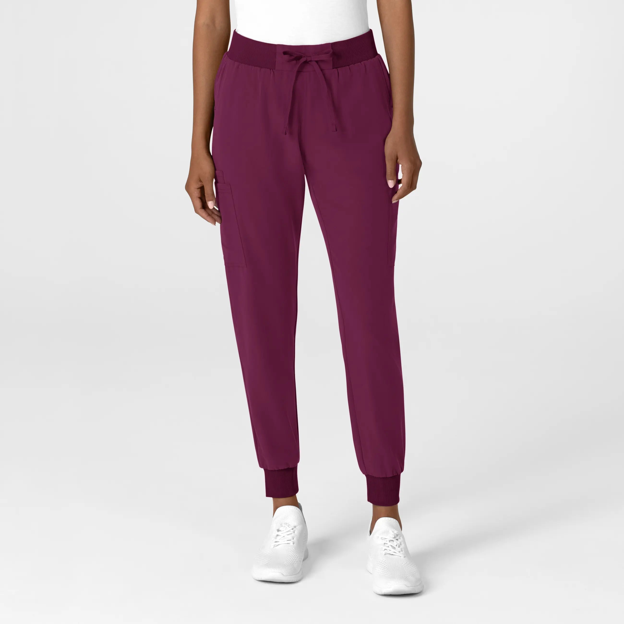 New Arrival Wink Women's Jogger Utility Scrub Pant - Wine