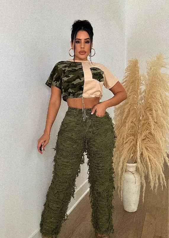 Steals and Deals Your Better Camo Ripped Pant