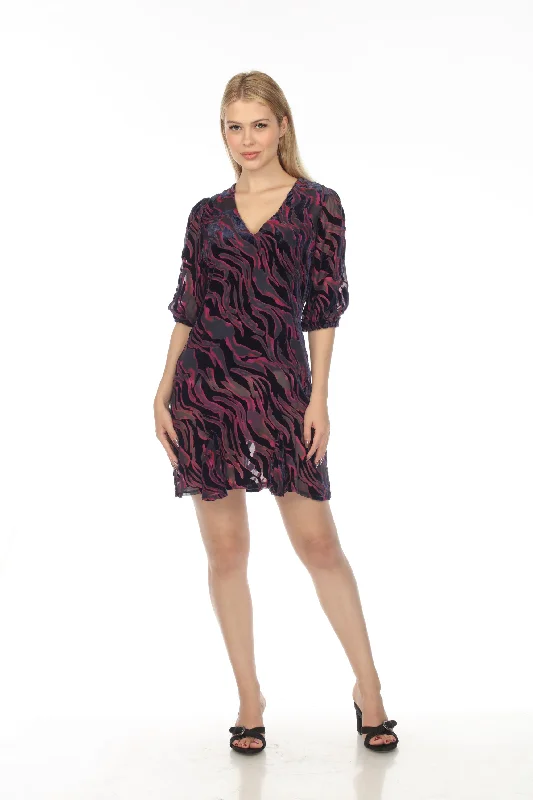 Hurry In Johnny Was Love Aphrodite Short Sleeve Mini Dress Boho Chic L39822