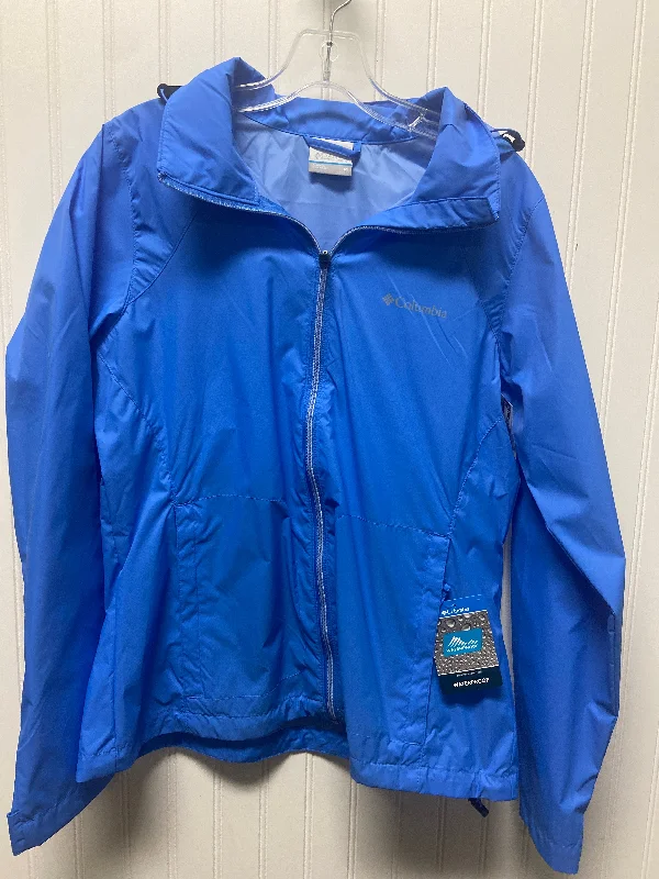 Weekend Deal Athletic Jacket By Columbia In Blue, Size: M