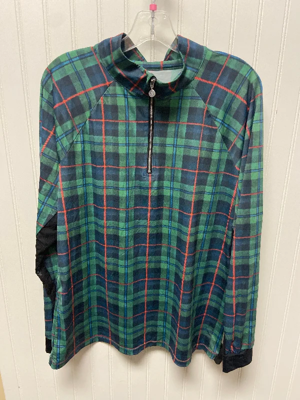 Big Discounts Athletic Sweatshirt Collar By Dapplebay In Green, Size: 1x