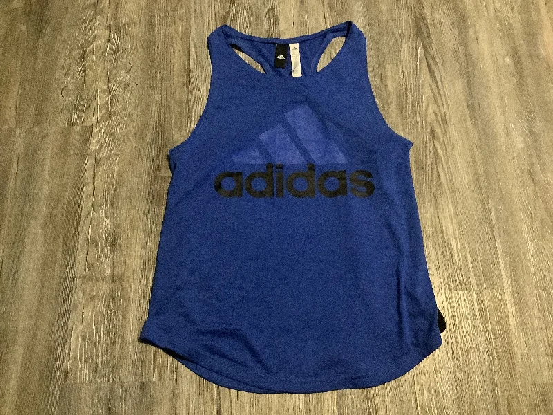 Bonus Savings Athletic Tank Top By Adidas In Blue, Size: M