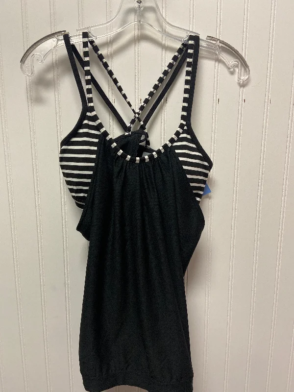 Athletic Tank Top By Athleta In Black & White, Size: S