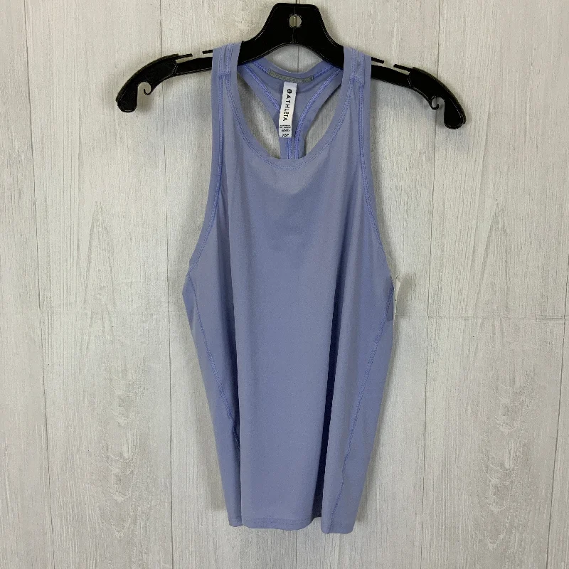 Best Bargains Athletic Tank Top By Athleta In Blue, Size: Xs