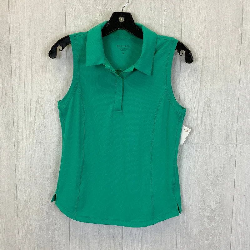 Limited Stock Athletic Tank Top By Athleta In Green, Size: Xs