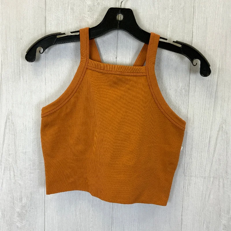 Clearance Sale Athletic Tank Top By Athleta In Orange, Size: S
