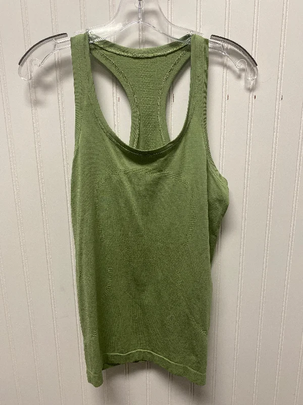 Seasonal Clearance Athletic Tank Top By Lululemon In Green, Size: S