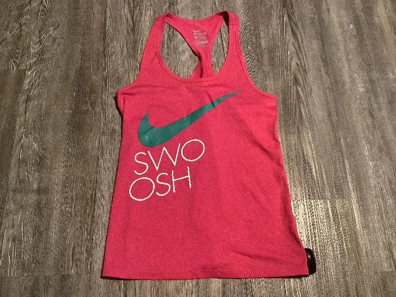 Great Deals Athletic Tank Top By Nike In Pink, Size: S