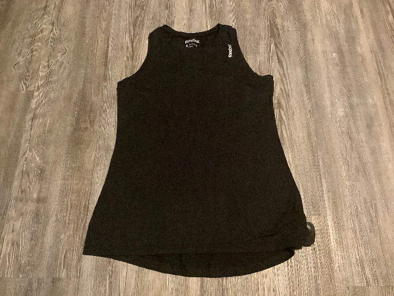 Price Drop Athletic Tank Top By Reebok In Black, Size: S