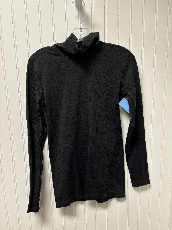 Huge Discounts Athletic Top Long Sleeve Collar By Lululemon In Black, Size: M