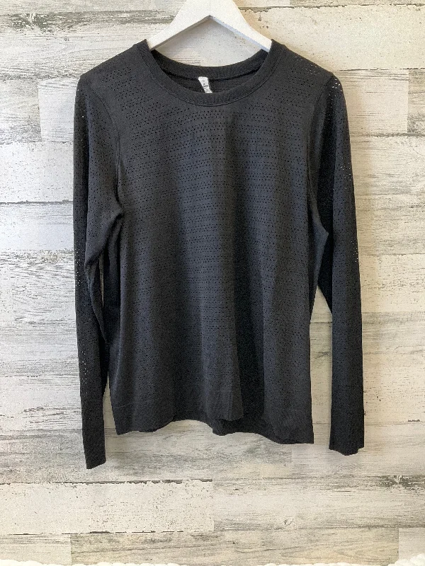 Athletic Top Long Sleeve Crewneck By Lululemon  Size: 12