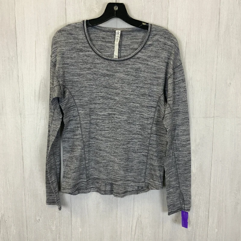 Online Only Athletic Top Long Sleeve Crewneck By Lululemon  Size: 4