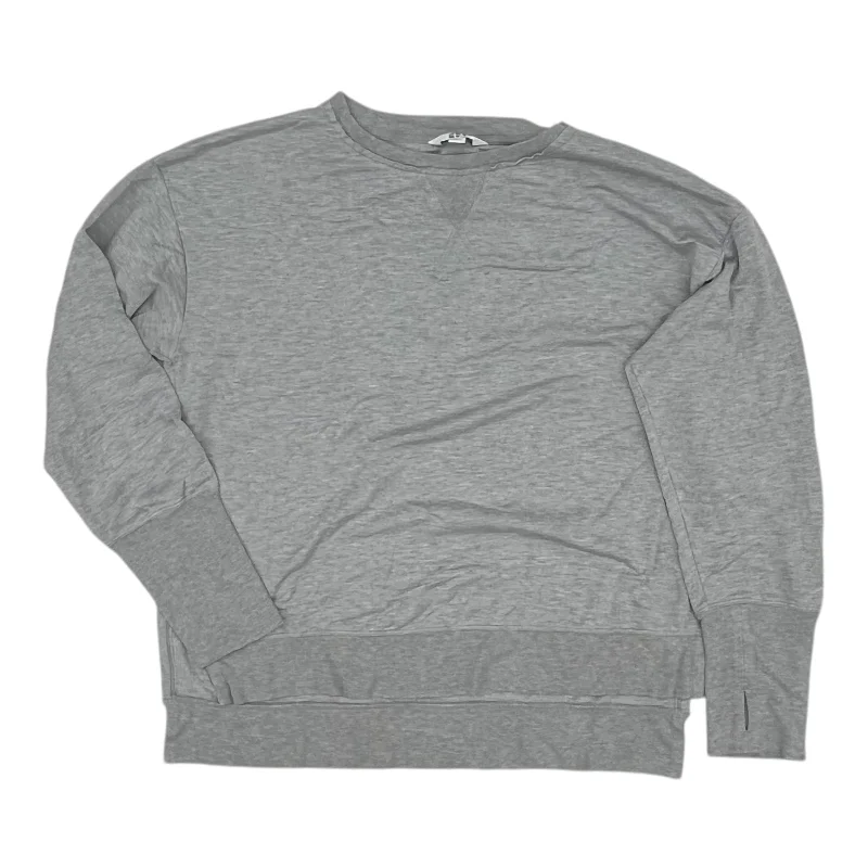 Exclusive Online Offer Athletic Top Ls Crewneck By Joy Lab In Grey, Size:L