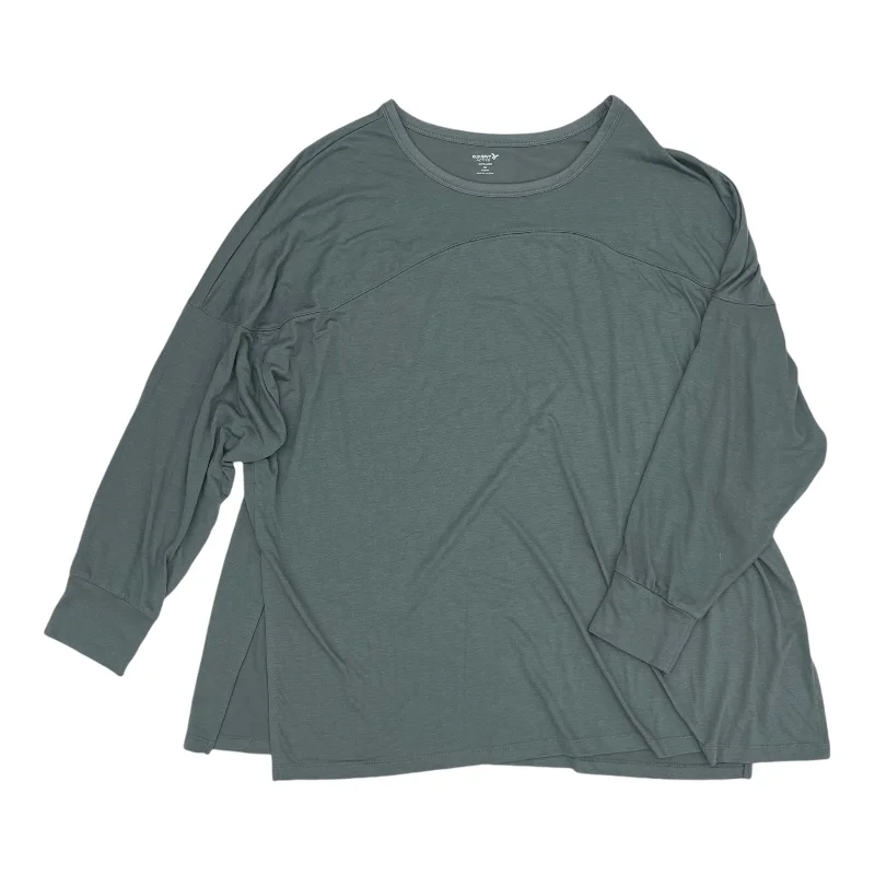 Value Deals Athletic Top Ls Crewneck By Old Navy In Green, Size:Xl