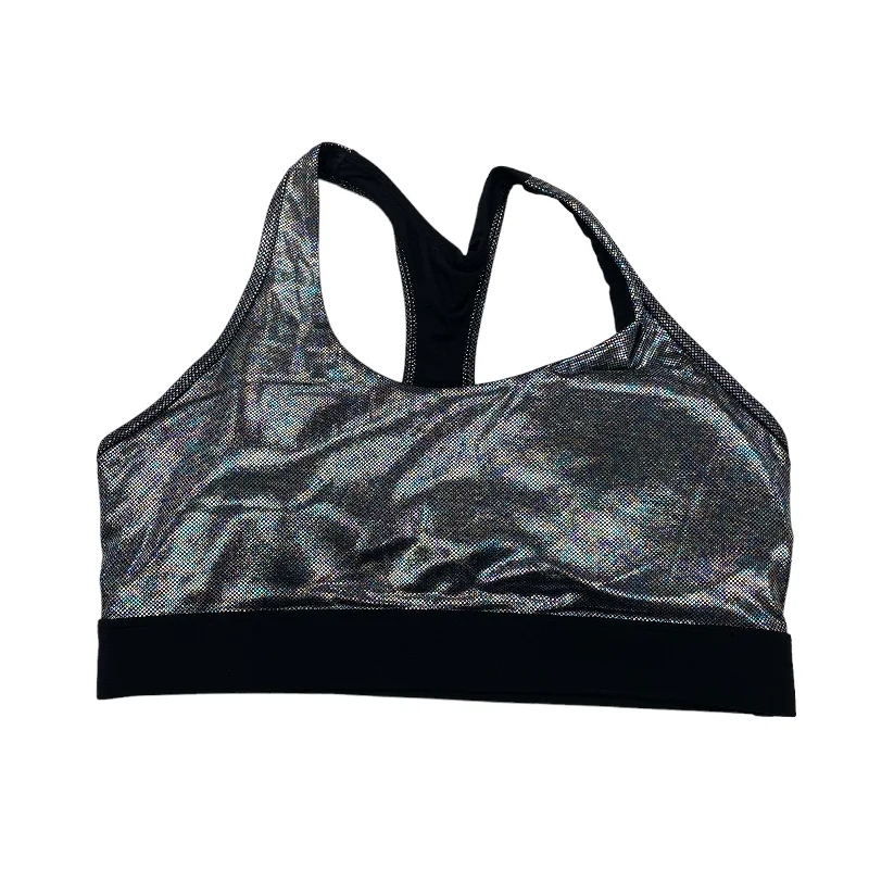 Midnight Madness Black Athletic Bra Zyia, Size M