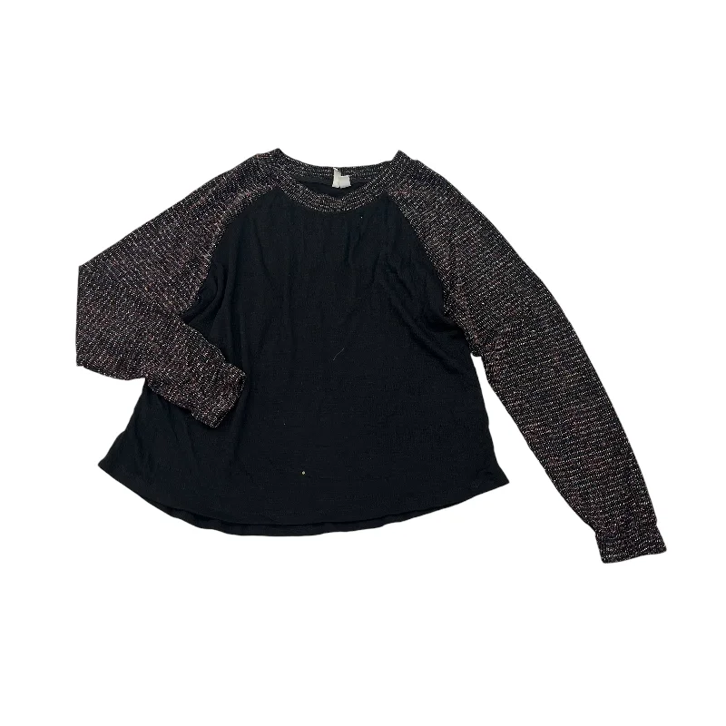 Stock Up and Save BLACK TOP LS by CATO Size:M