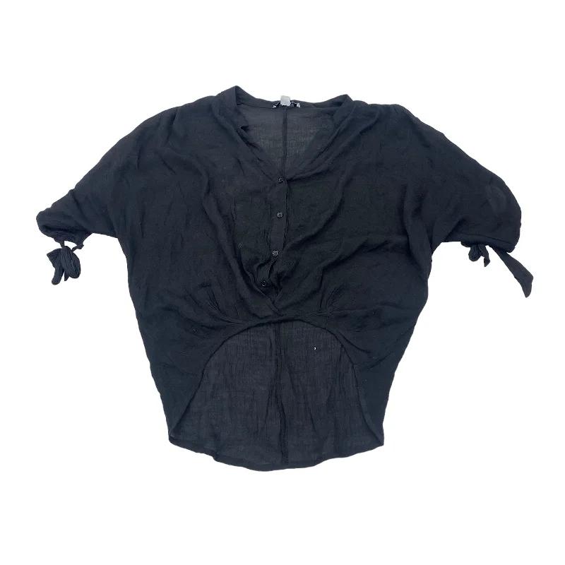 Mega Sale Black Top Short Sleeve Favlux, Size S